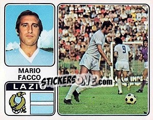 Sticker Mario Facco - Calciatori 1972-1973 - Panini