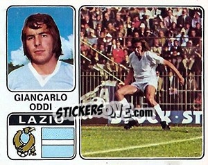 Cromo Giancarlo Oddi - Calciatori 1972-1973 - Panini