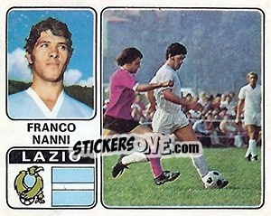 Figurina Franco Nanni - Calciatori 1972-1973 - Panini