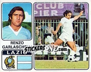 Sticker Renzo Garlaschelli - Calciatori 1972-1973 - Panini