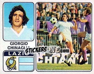 Sticker Giorgio Chinaglia - Calciatori 1972-1973 - Panini