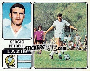 Cromo Sergio Petrelli - Calciatori 1972-1973 - Panini