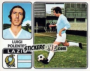 Sticker Luigi Polentes - Calciatori 1972-1973 - Panini