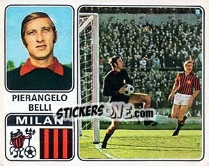 Cromo Pierangelo Belli - Calciatori 1972-1973 - Panini