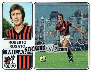 Figurina Roberto Rosato - Calciatori 1972-1973 - Panini