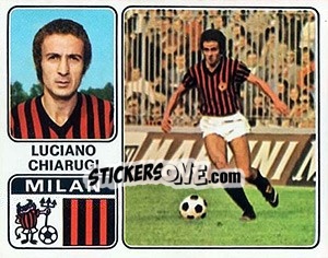 Sticker Luciano Chiarugi - Calciatori 1972-1973 - Panini