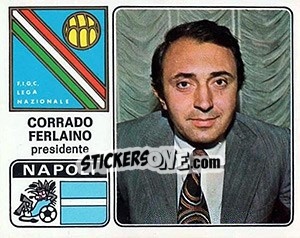 Sticker Corrado Perlaino - Calciatori 1972-1973 - Panini