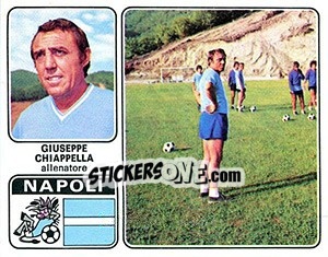 Figurina Giuseppe Chiappella - Calciatori 1972-1973 - Panini