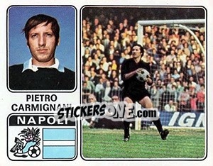 Cromo Pietro Carmignani - Calciatori 1972-1973 - Panini