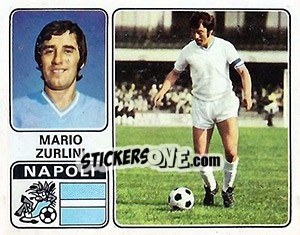 Sticker Mario Zurlini - Calciatori 1972-1973 - Panini
