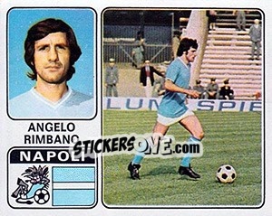 Sticker Angelo Rimbano - Calciatori 1972-1973 - Panini
