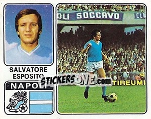 Figurina Salvatore Esposito - Calciatori 1972-1973 - Panini