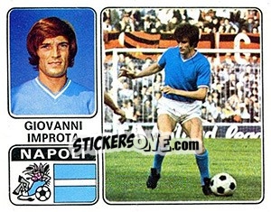 Cromo Giovanni Improta - Calciatori 1972-1973 - Panini