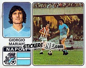 Sticker Giorgio Mariani - Calciatori 1972-1973 - Panini