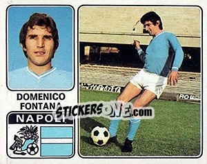 Figurina Domenico Fontana - Calciatori 1972-1973 - Panini