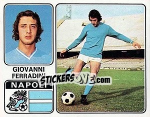 Sticker Giovanni Ferradini - Calciatori 1972-1973 - Panini