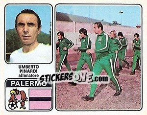 Sticker Umberto Pinardi - Calciatori 1972-1973 - Panini