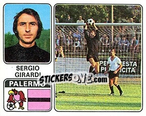 Figurina Sergio Girardi - Calciatori 1972-1973 - Panini