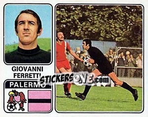 Cromo Giovanni Ferretti - Calciatori 1972-1973 - Panini