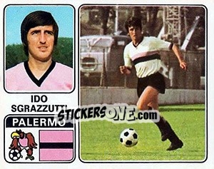 Sticker Ido Sgrazzutti - Calciatori 1972-1973 - Panini