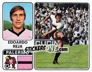 Figurina Edoardo Reja - Calciatori 1972-1973 - Panini