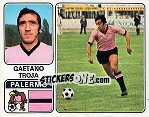 Cromo Gaetano Troja - Calciatori 1972-1973 - Panini