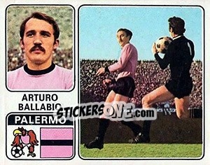 Sticker Arturo Ballabio - Calciatori 1972-1973 - Panini