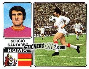 Cromo Sergio Santarini - Calciatori 1972-1973 - Panini
