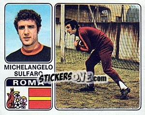 Sticker Michelangelo Sulfaro - Calciatori 1972-1973 - Panini