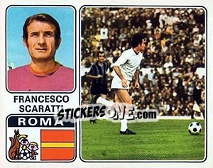 Figurina Francesco Scaratti - Calciatori 1972-1973 - Panini