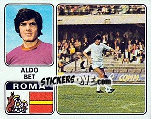 Sticker Aldo Bet - Calciatori 1972-1973 - Panini