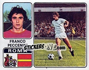 Figurina Franco Peccenini - Calciatori 1972-1973 - Panini