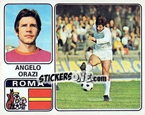 Sticker Angelo Orazi - Calciatori 1972-1973 - Panini