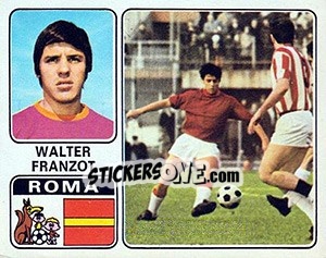 Sticker Walter Franzot - Calciatori 1972-1973 - Panini
