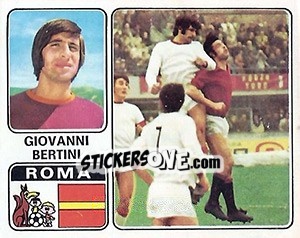 Cromo Giovanni Bertini - Calciatori 1972-1973 - Panini