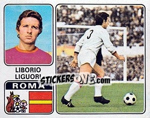 Sticker Liborio Liguori - Calciatori 1972-1973 - Panini