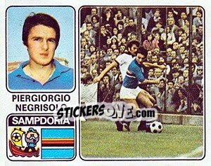 Cromo Piergiorgio Negrisolo - Calciatori 1972-1973 - Panini