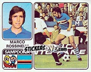 Cromo Marco Rossinelli - Calciatori 1972-1973 - Panini