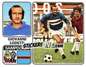Figurina Giovanni Lodetti - Calciatori 1972-1973 - Panini