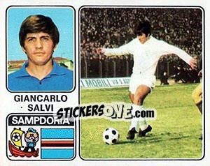 Cromo Giancarlo Salvi - Calciatori 1972-1973 - Panini