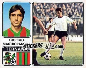 Cromo Giorgio Mastropasqua - Calciatori 1972-1973 - Panini