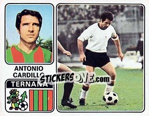 Sticker Antonio Cardillo - Calciatori 1972-1973 - Panini