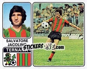 Sticker Salvatore Jacolino - Calciatori 1972-1973 - Panini