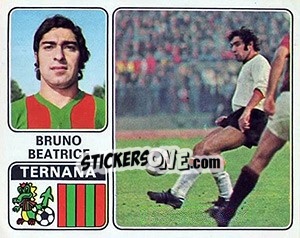 Figurina Bruno Beatrice - Calciatori 1972-1973 - Panini