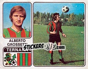 Sticker Alberto Grossetti - Calciatori 1972-1973 - Panini