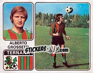 Figurina Alberto Grossetti - Calciatori 1972-1973 - Panini