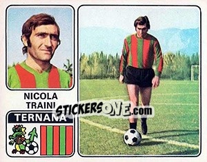 Figurina Nicola Traini - Calciatori 1972-1973 - Panini