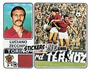 Cromo Luciano Zecchini - Calciatori 1972-1973 - Panini