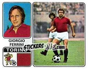 Figurina Giorgio Ferrini - Calciatori 1972-1973 - Panini