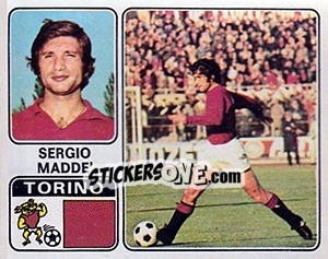 Sticker Sergio Madde' - Calciatori 1972-1973 - Panini